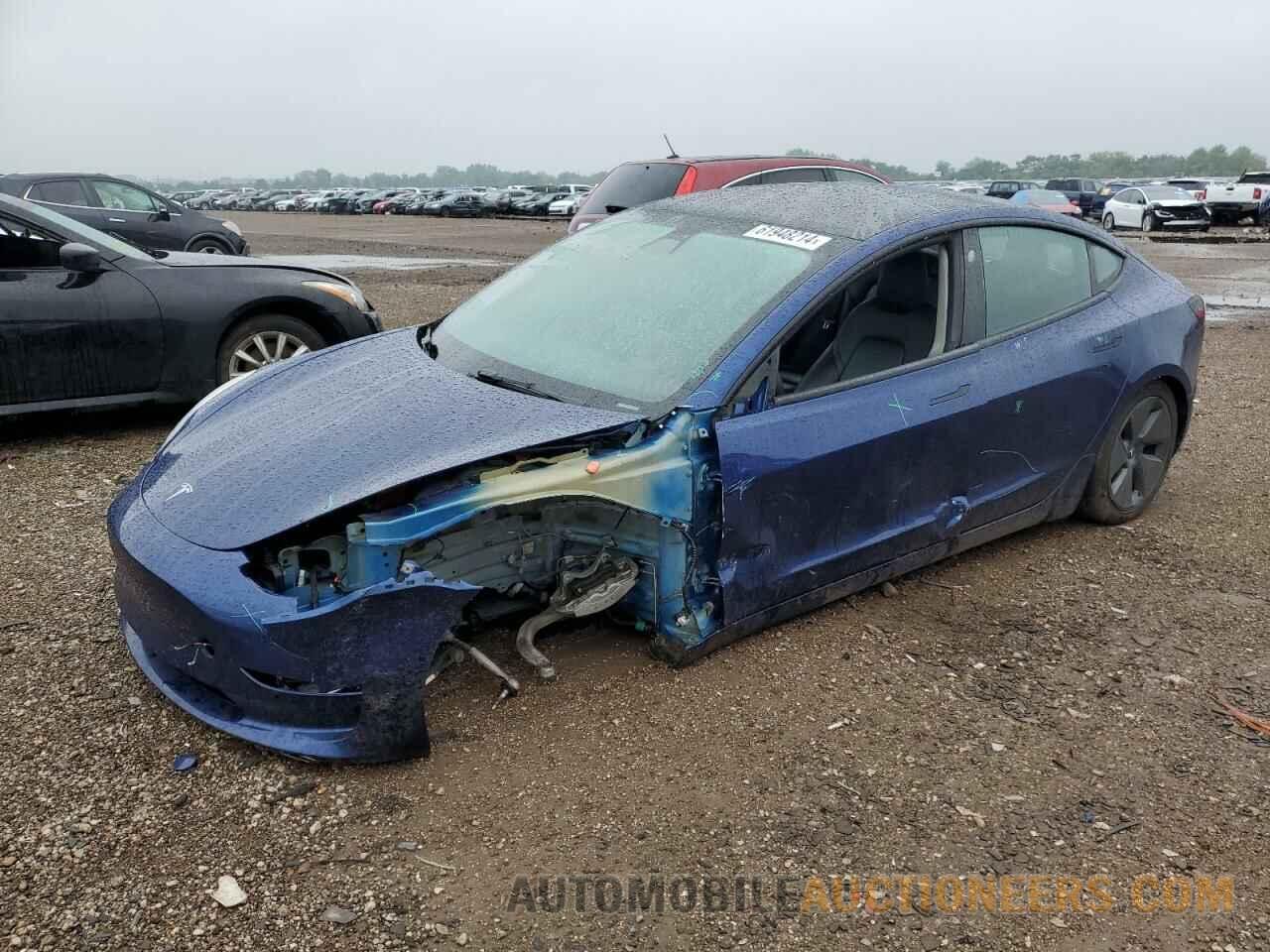 5YJ3E1EA2MF087123 TESLA MODEL 3 2021