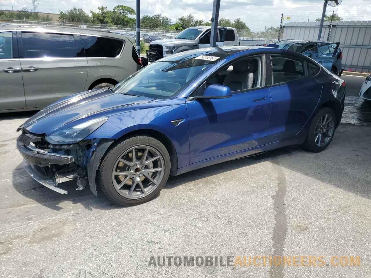 5YJ3E1EA2MF087672 TESLA MODEL 3 2021