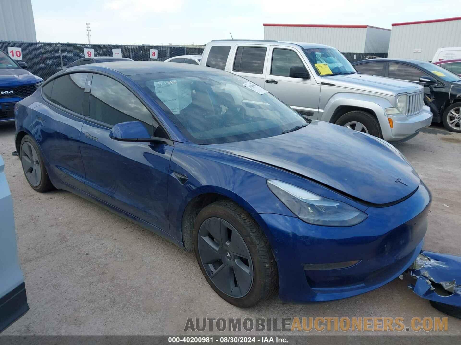 5YJ3E1EA2MF089700 TESLA MODEL 3 2021