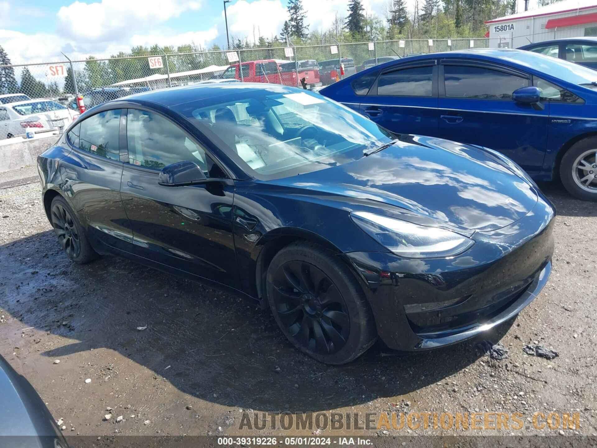 5YJ3E1EA2MF092726 TESLA MODEL 3 2021