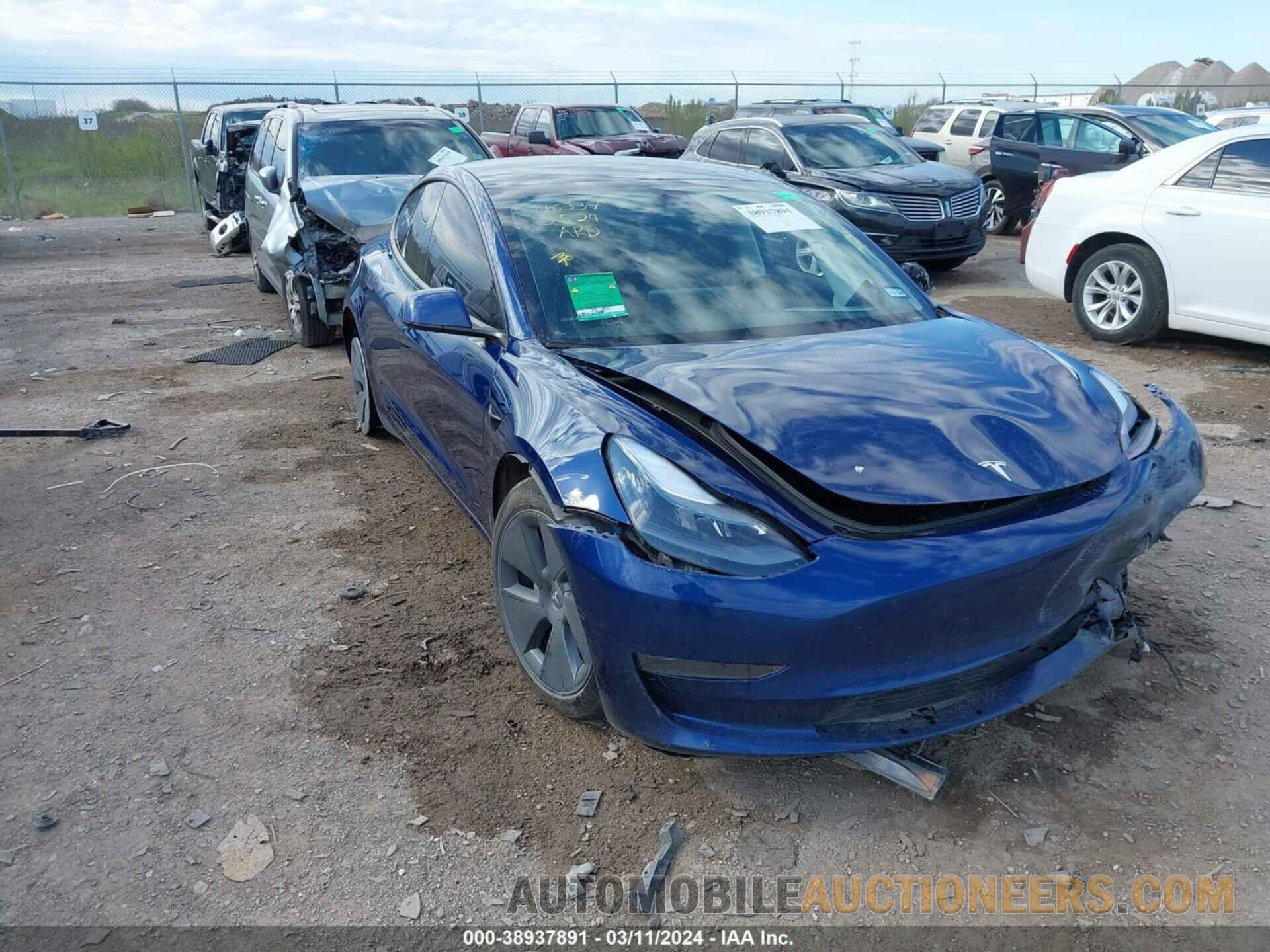 5YJ3E1EA2MF094993 TESLA MODEL 3 2021