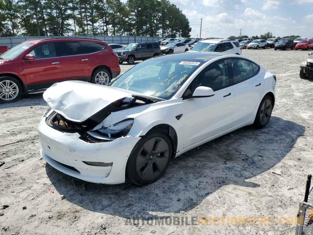 5YJ3E1EA2MF100209 TESLA MODEL 3 2021