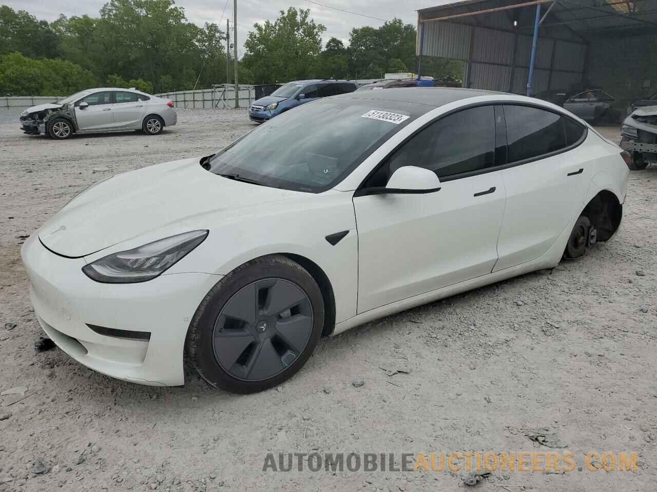 5YJ3E1EA2MF858907 TESLA MODEL 3 2021