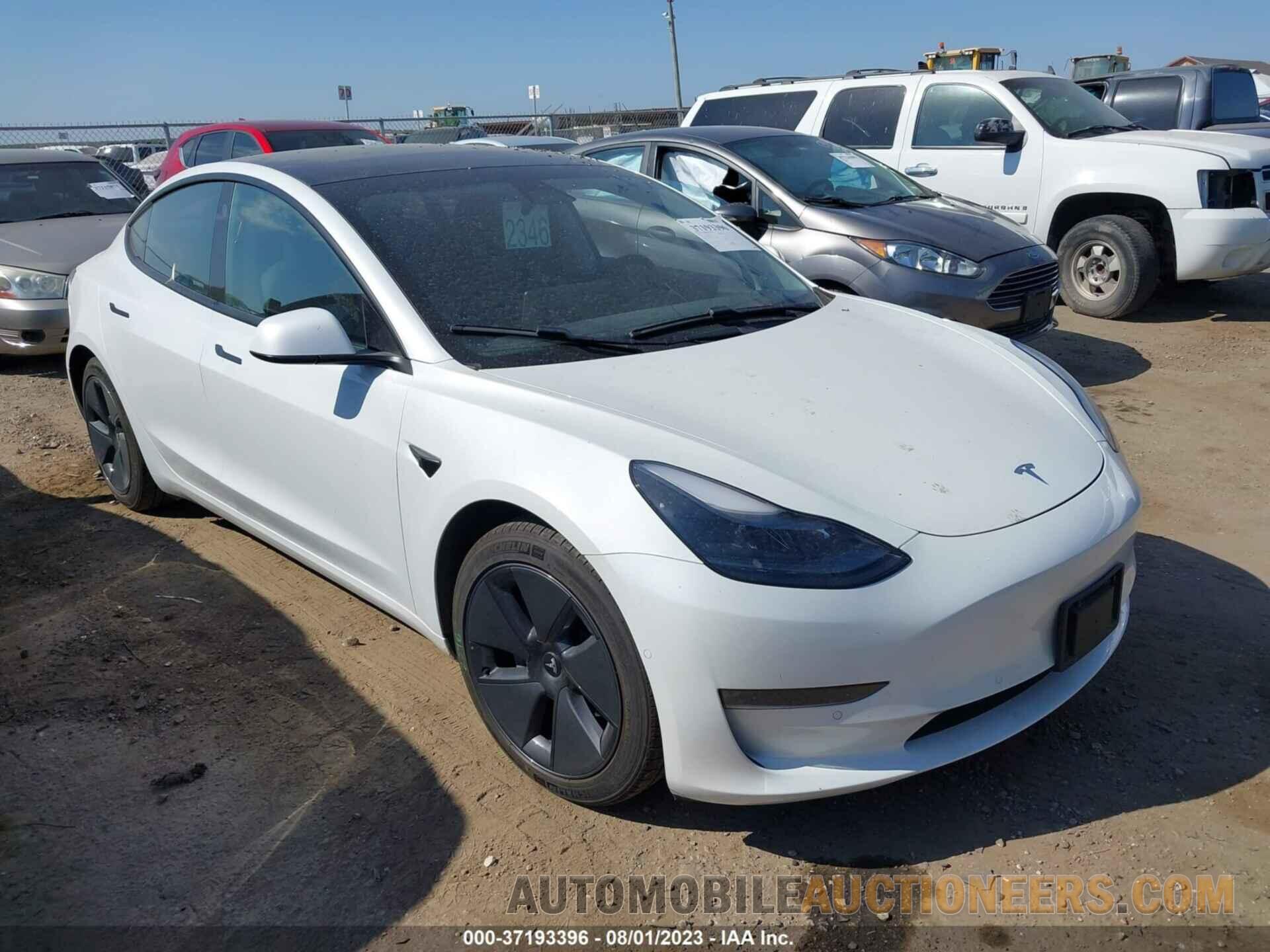 5YJ3E1EA2MF874153 TESLA MODEL 3 2021