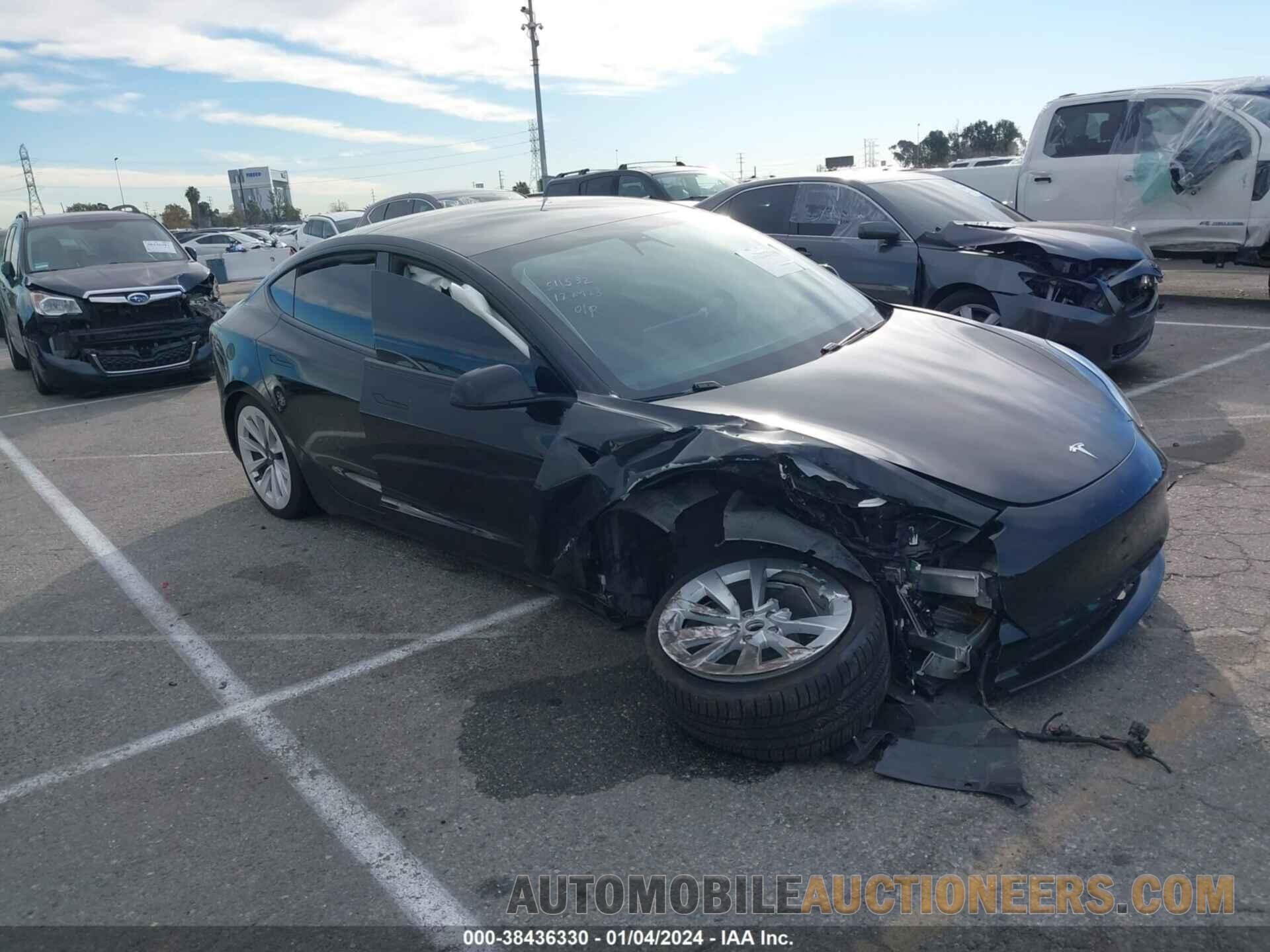 5YJ3E1EA2MF875884 TESLA MODEL 3 2021