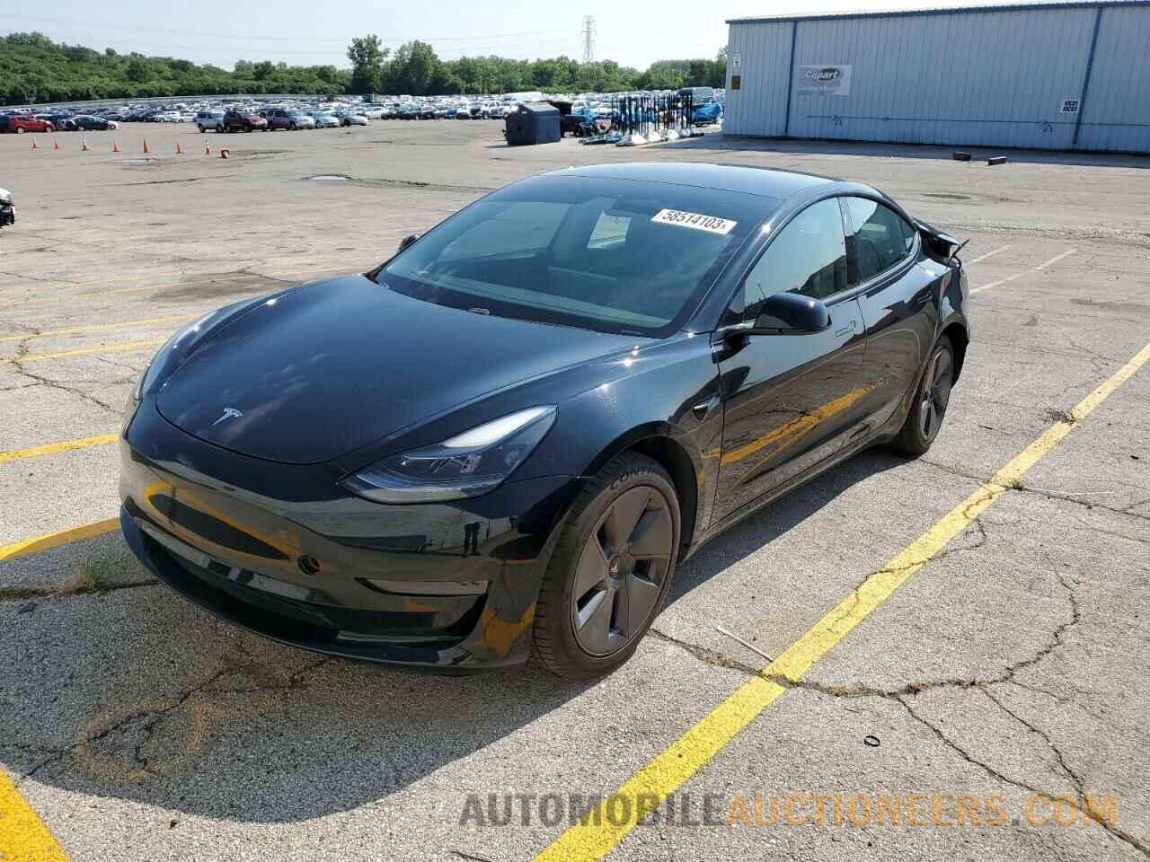 5YJ3E1EA2MF911329 TESLA MODEL 3 2021