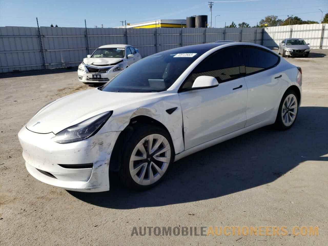 5YJ3E1EA2MF937428 TESLA MODEL 3 2021