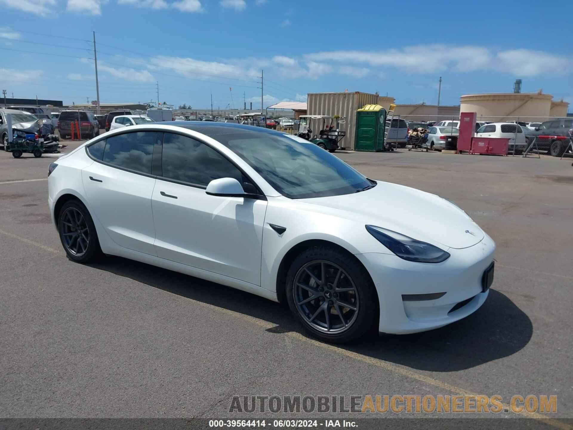 5YJ3E1EA2MF981896 TESLA MODEL 3 2021