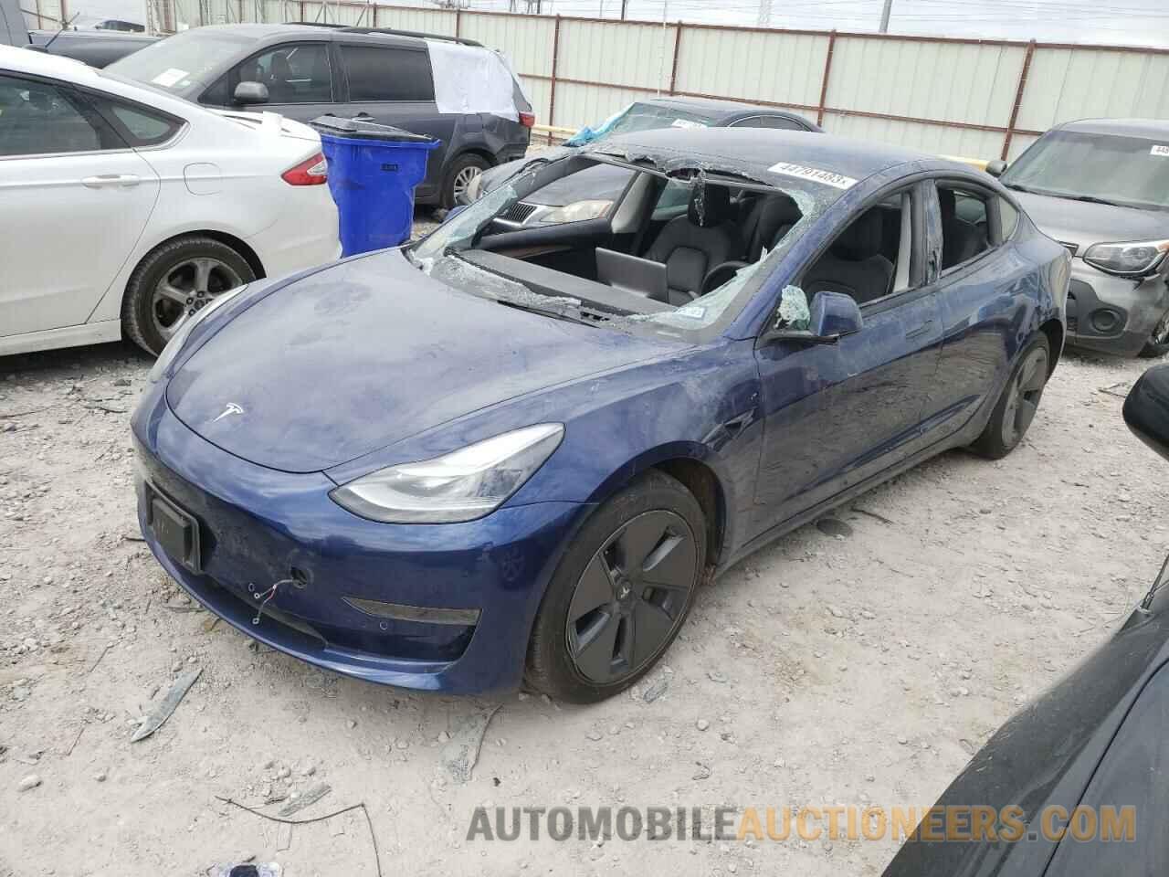 5YJ3E1EA2NF108375 TESLA MODEL 3 2022