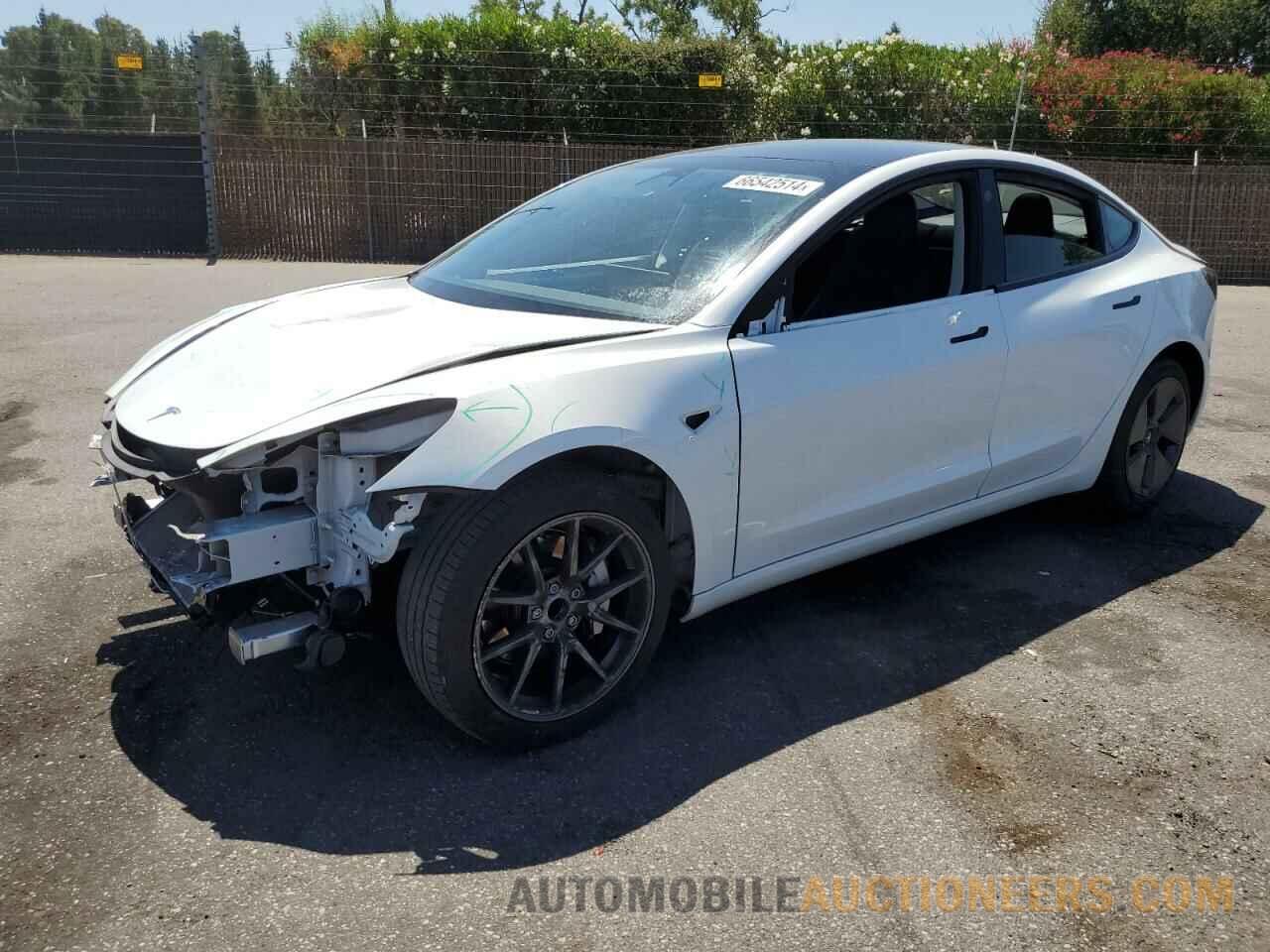 5YJ3E1EA2NF126066 TESLA MODEL 3 2022