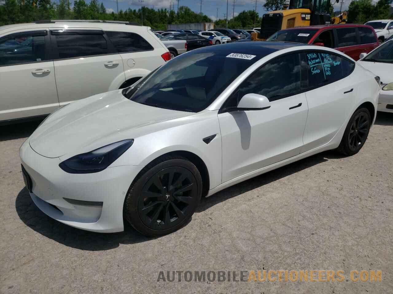 5YJ3E1EA2NF133793 TESLA MODEL 3 2022