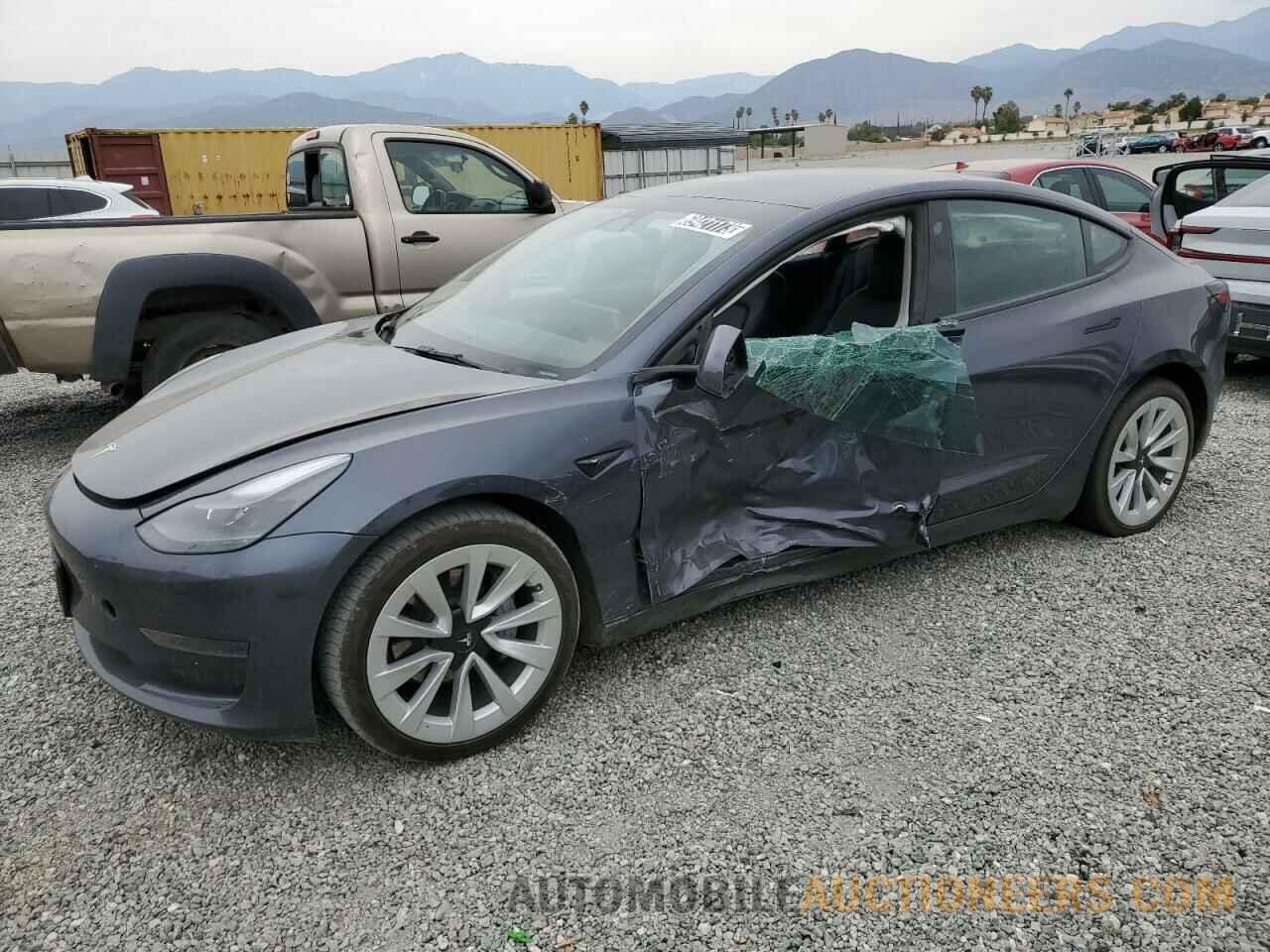 5YJ3E1EA2NF143837 TESLA MODEL 3 2022