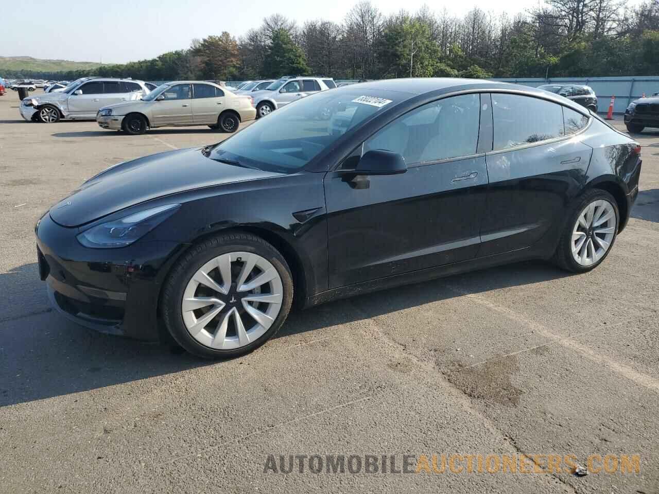 5YJ3E1EA2NF153557 TESLA MODEL 3 2022