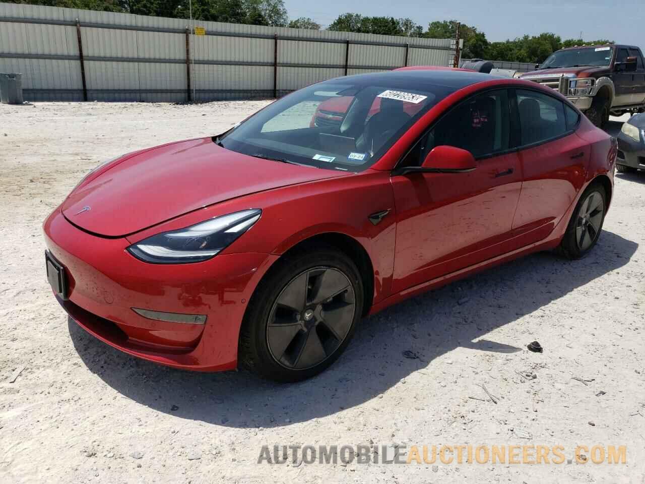 5YJ3E1EA2NF184789 TESLA MODEL 3 2022