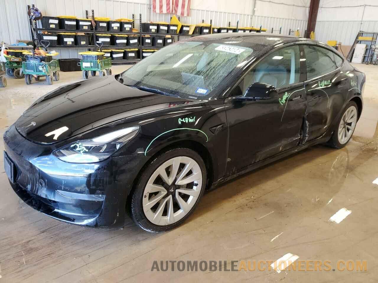 5YJ3E1EA2NF186624 TESLA MODEL 3 2022