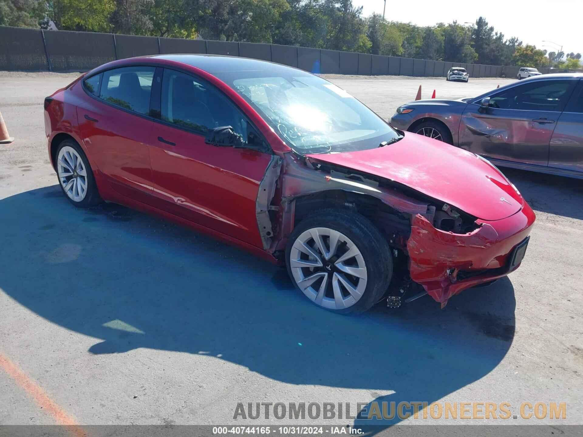 5YJ3E1EA2NF190141 TESLA MODEL 3 2022