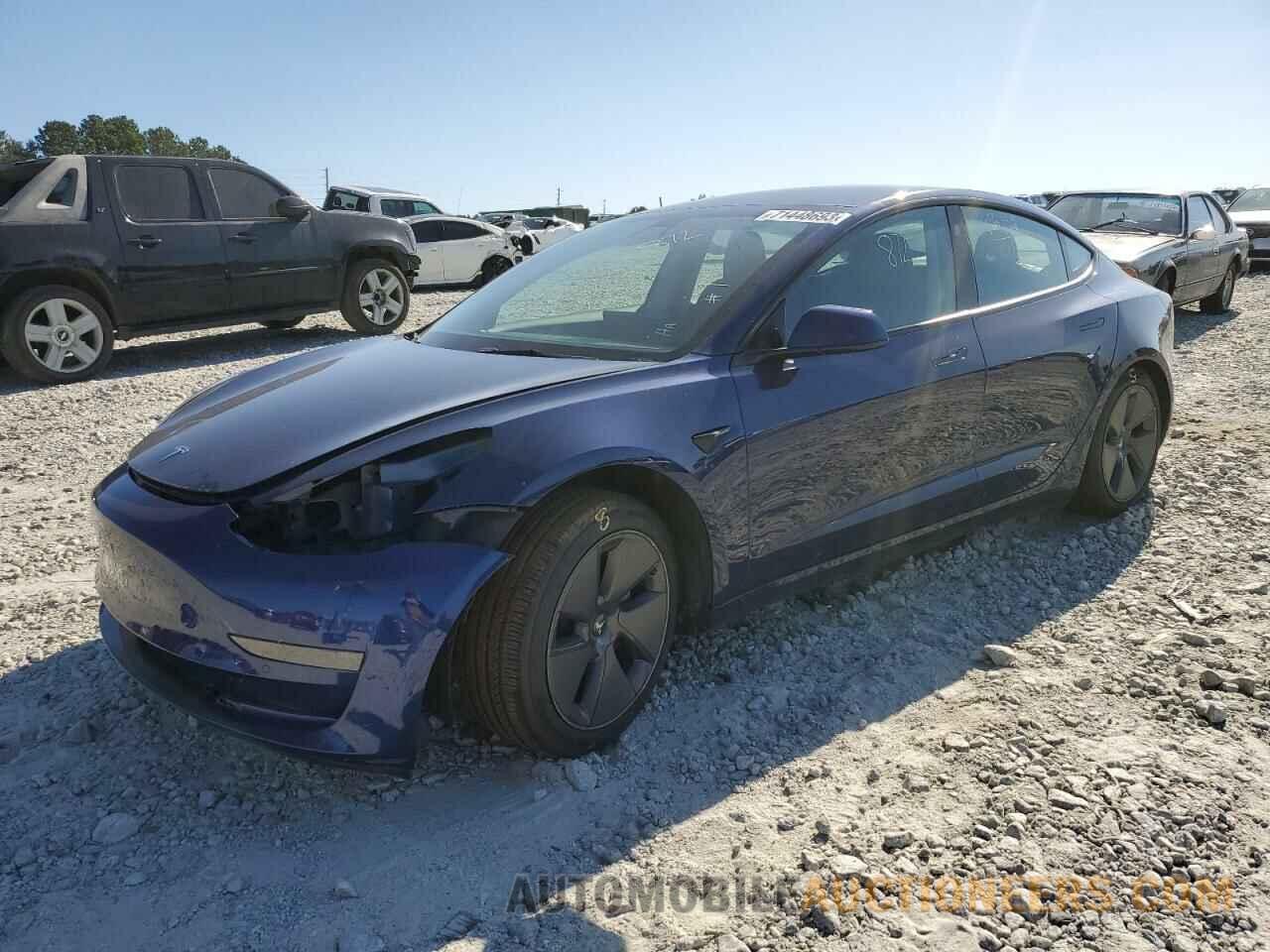 5YJ3E1EA2NF190592 TESLA MODEL 3 2022