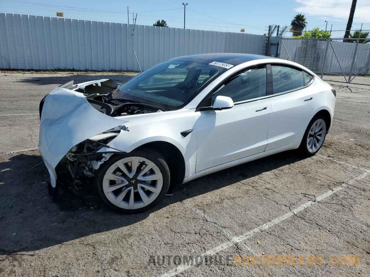 5YJ3E1EA2NF191144 TESLA MODEL 3 2022