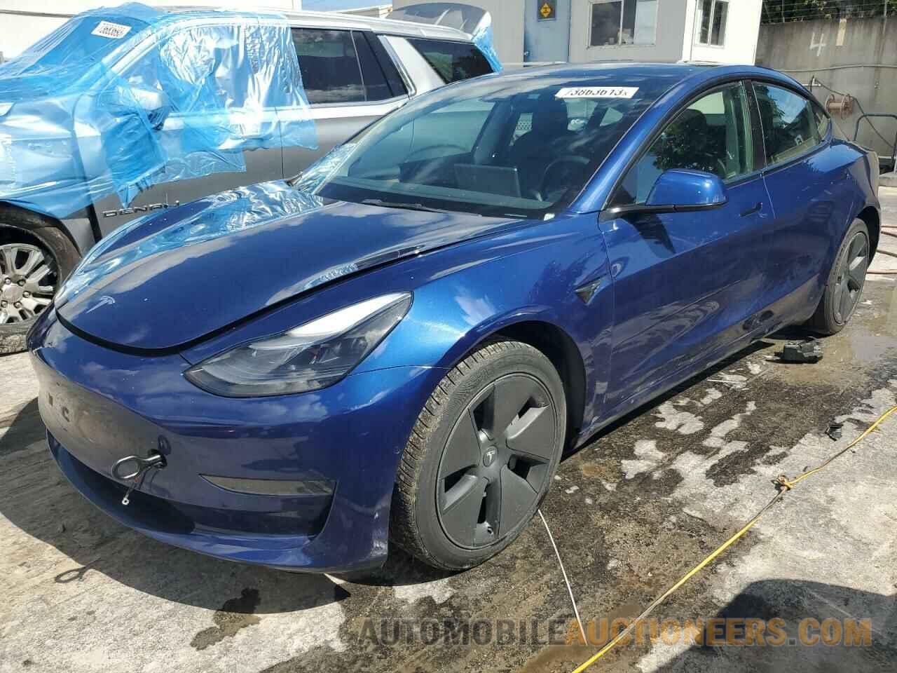 5YJ3E1EA2NF191208 TESLA MODEL 3 2022