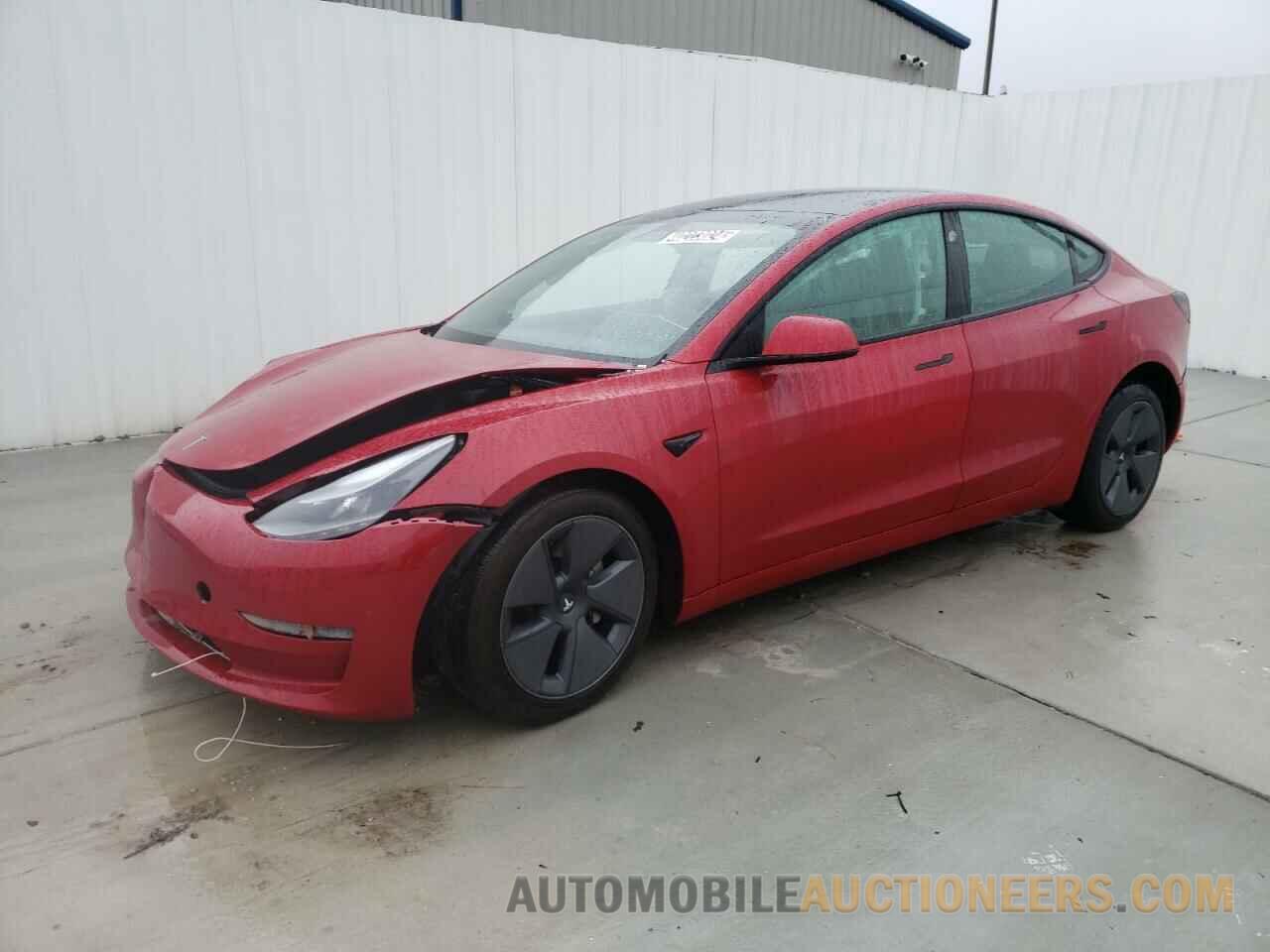 5YJ3E1EA2NF191287 TESLA MODEL 3 2022