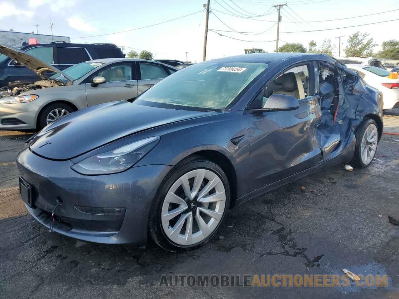 5YJ3E1EA2NF191435 TESLA MODEL 3 2022