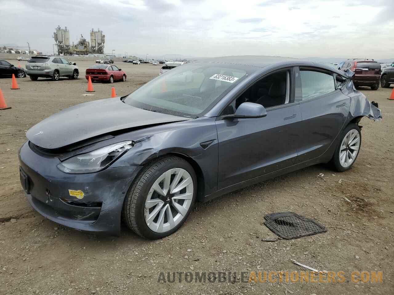 5YJ3E1EA2NF196733 TESLA MODEL 3 2022