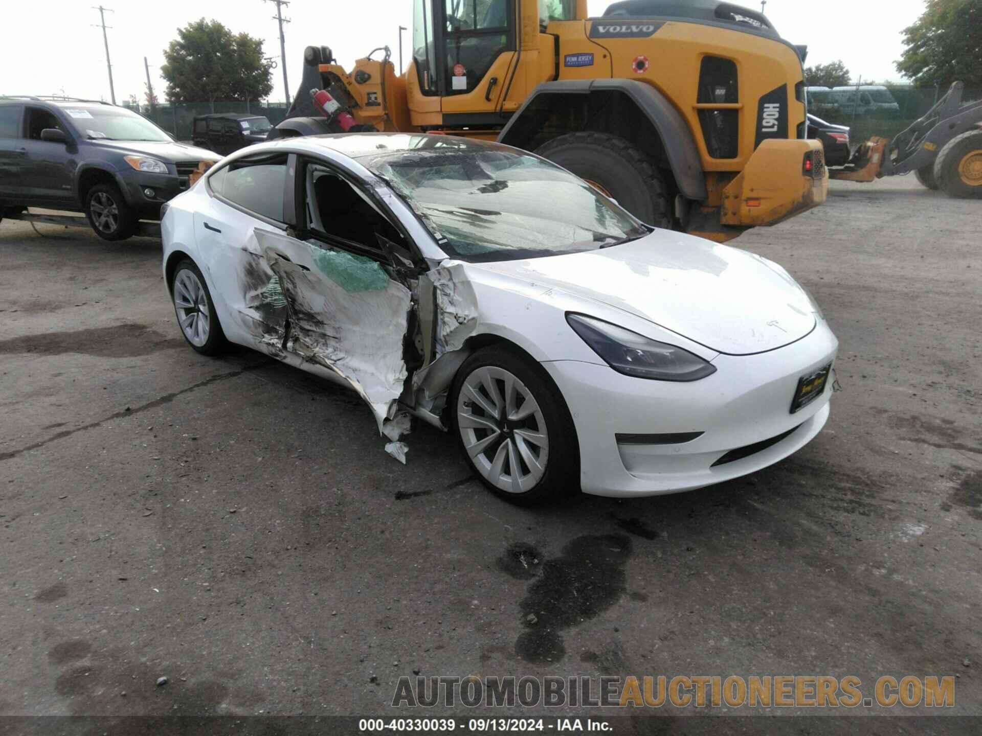 5YJ3E1EA2NF286884 TESLA MODEL 3 2022