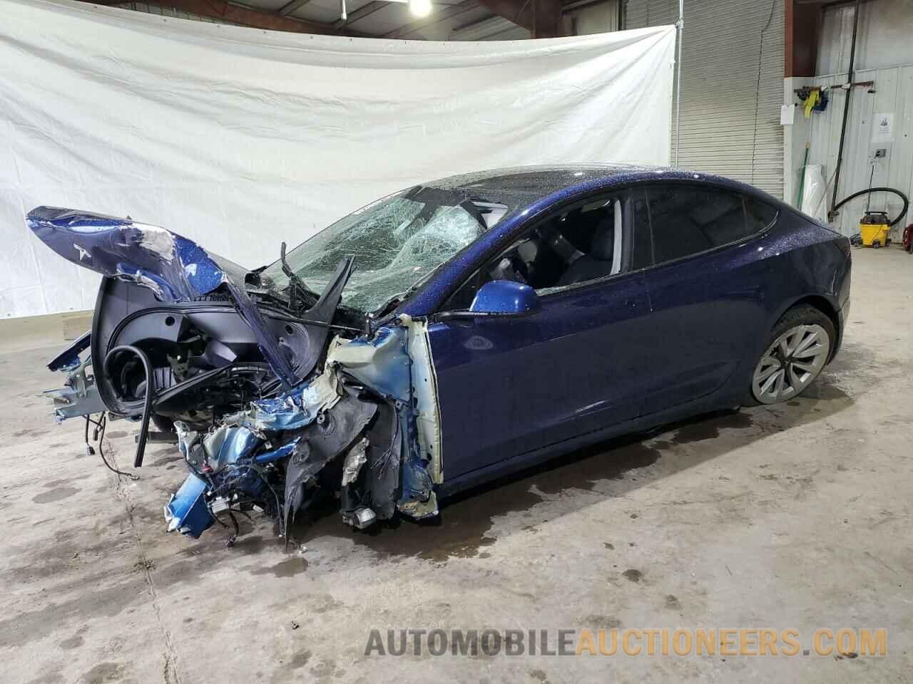 5YJ3E1EA2NF287386 TESLA MODEL 3 2022