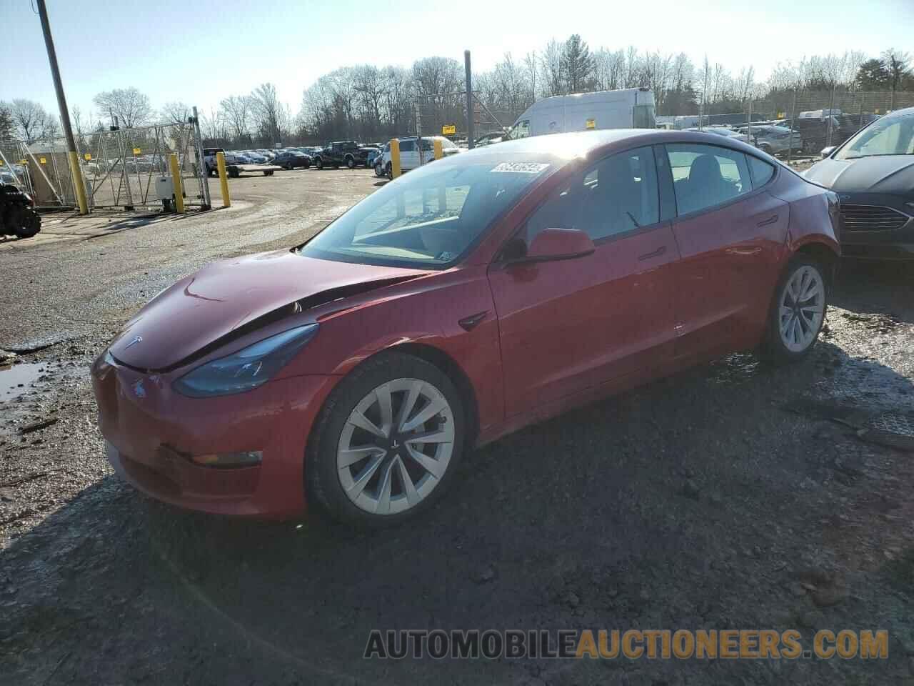 5YJ3E1EA2NF288361 TESLA MODEL 3 2022