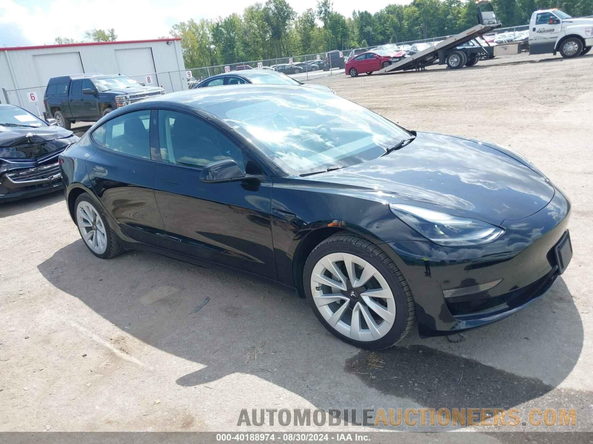 5YJ3E1EA2NF290000 TESLA MODEL 3 2022