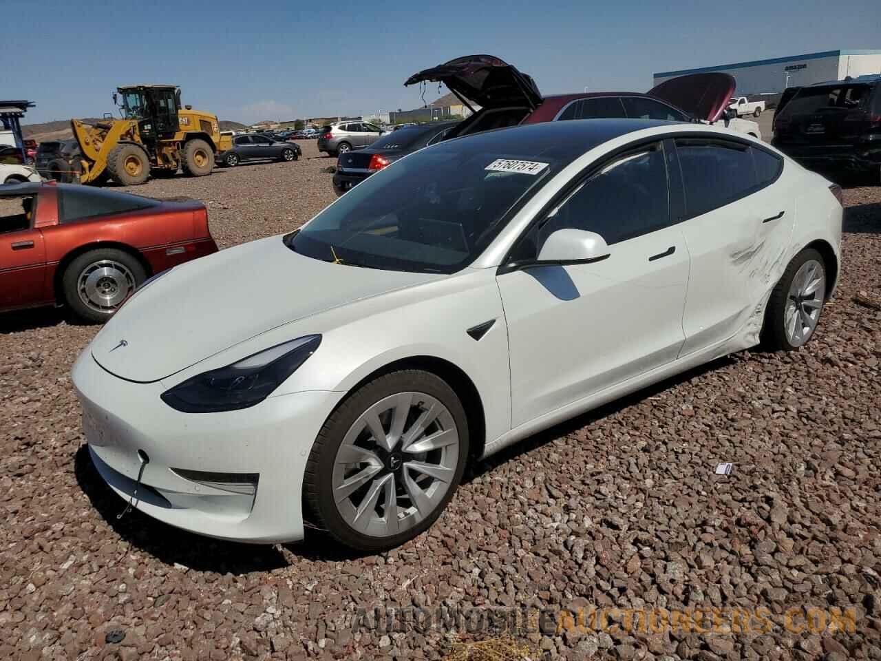 5YJ3E1EA2NF299943 TESLA MODEL 3 2022