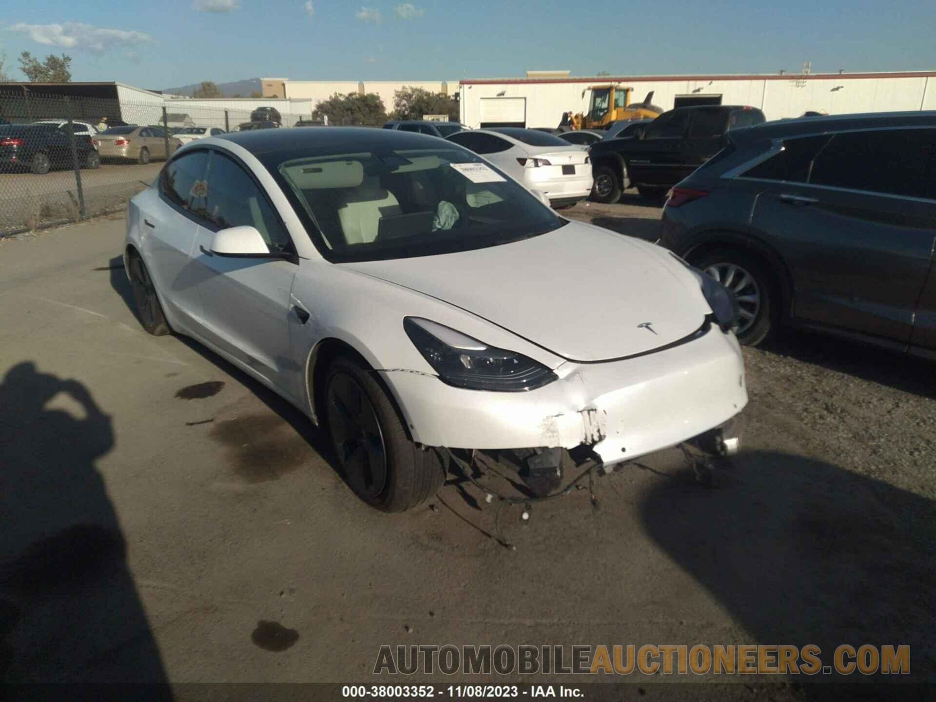 5YJ3E1EA2NF310665 TESLA MODEL 3 2022