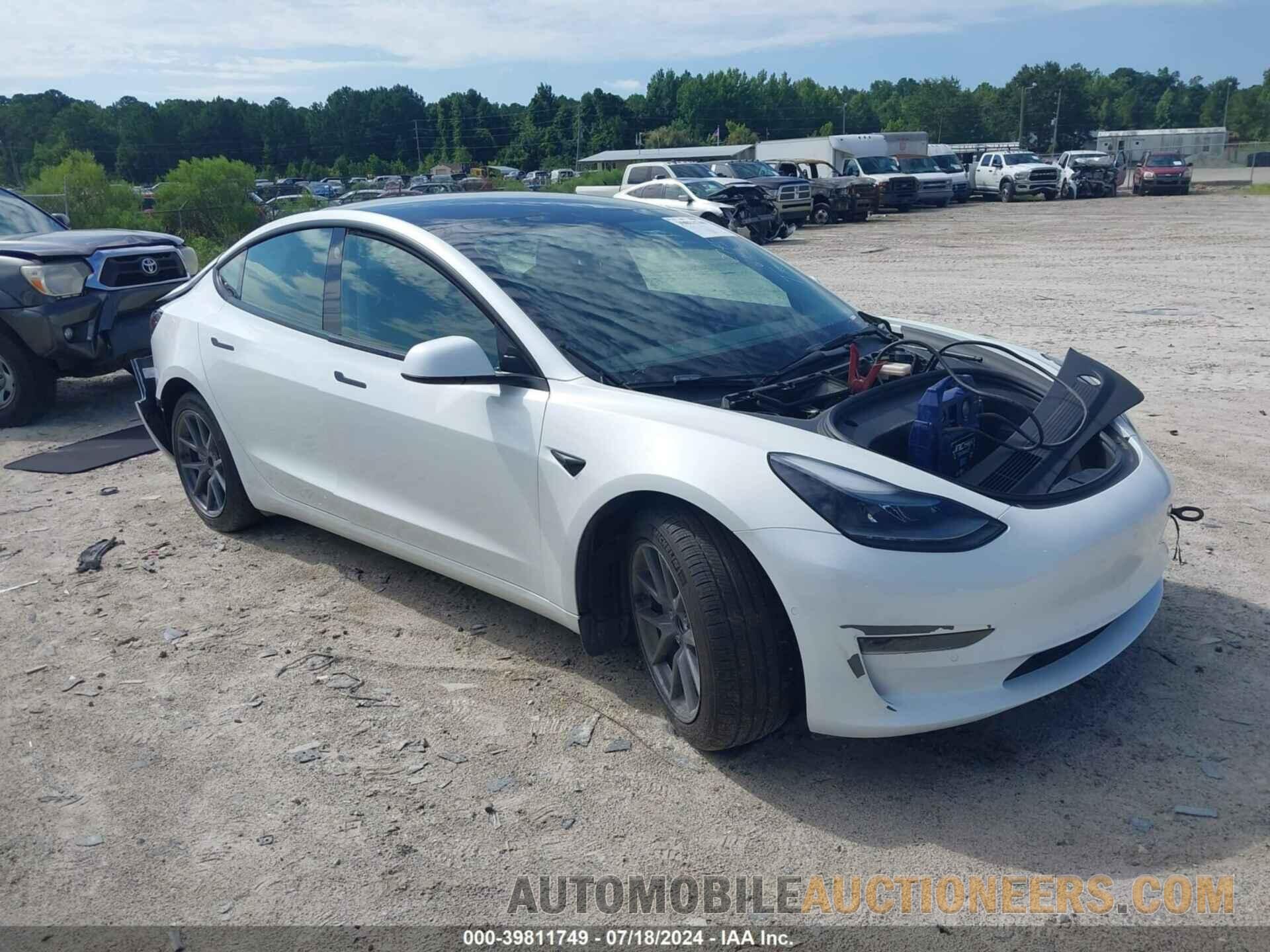 5YJ3E1EA2NF320192 TESLA MODEL 3 2022