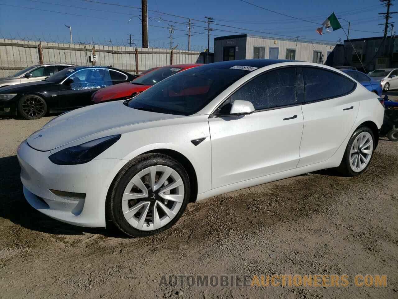 5YJ3E1EA2NF322508 TESLA MODEL 3 2022