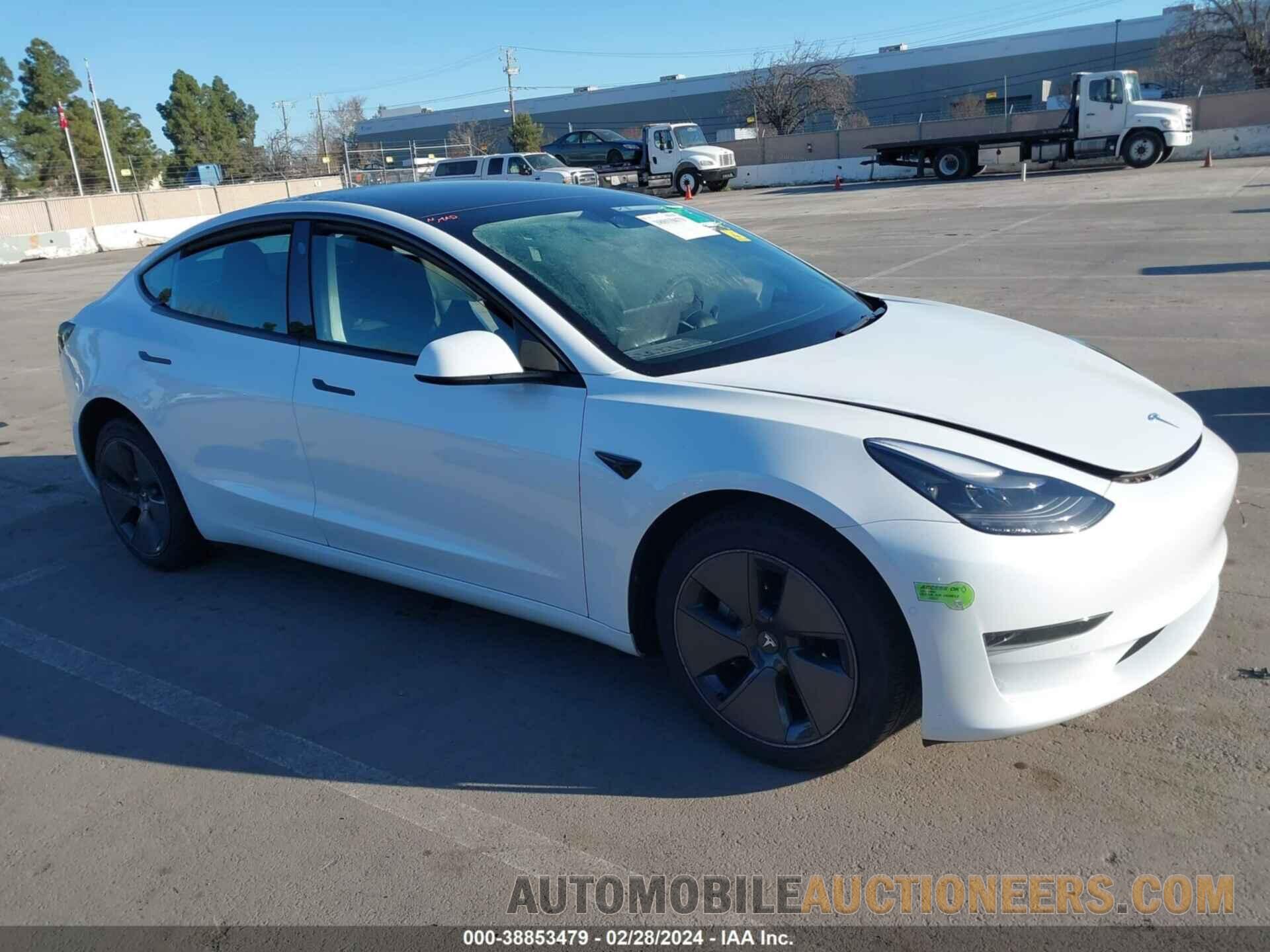 5YJ3E1EA2NF339535 TESLA MODEL 3 2022