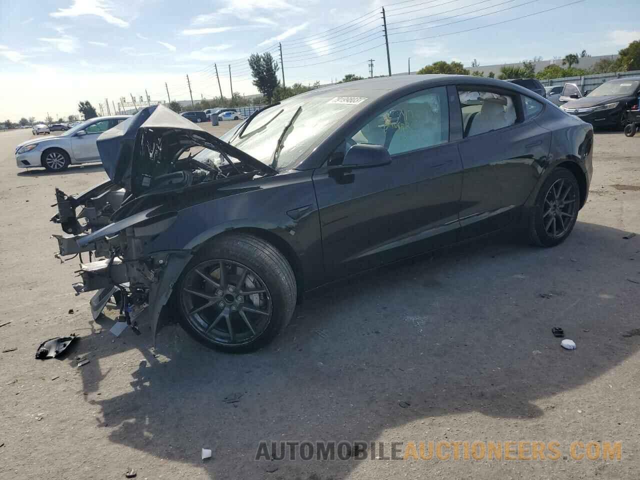 5YJ3E1EA2NF355492 TESLA MODEL 3 2022