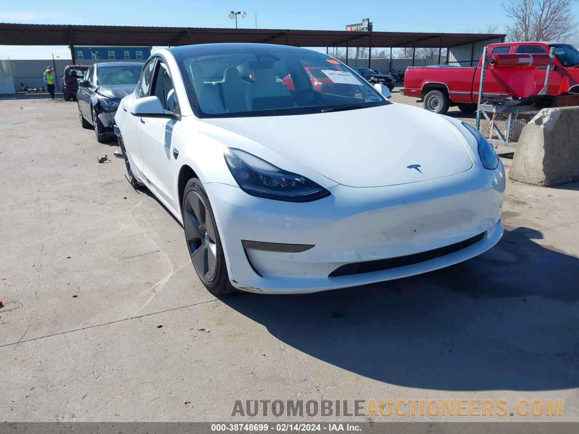 5YJ3E1EA2NF355900 TESLA MODEL 3 2022