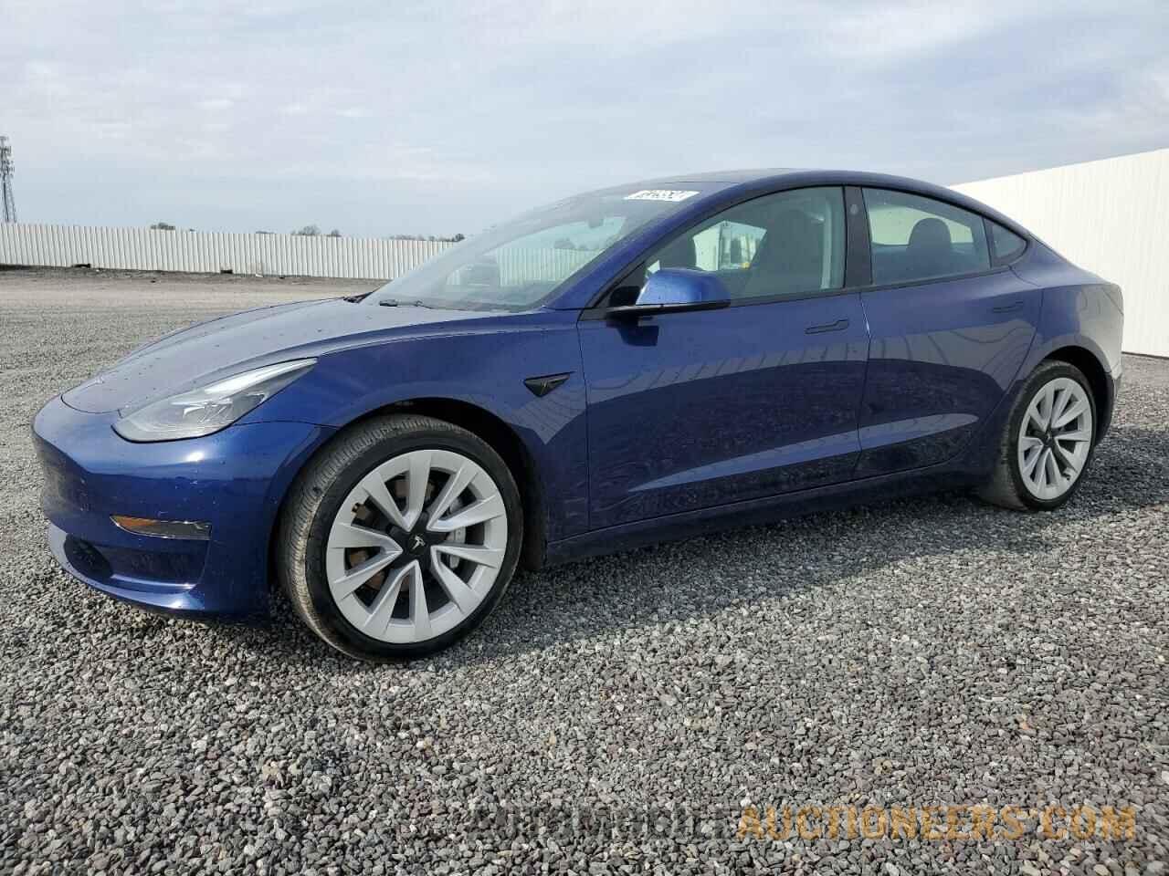 5YJ3E1EA2NF371076 TESLA MODEL 3 2022