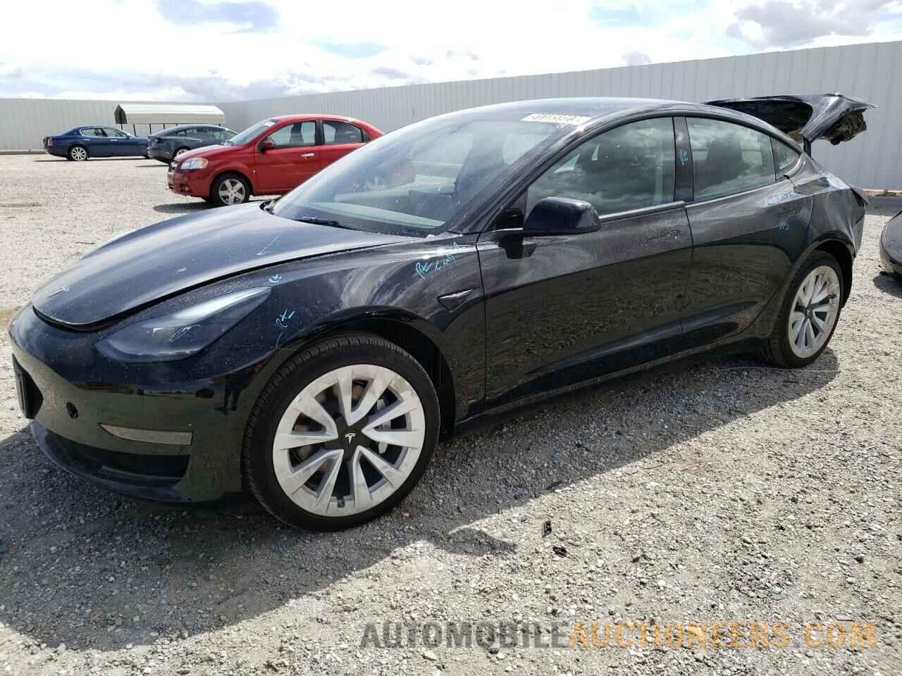 5YJ3E1EA2NF371675 TESLA MODEL 3 2022