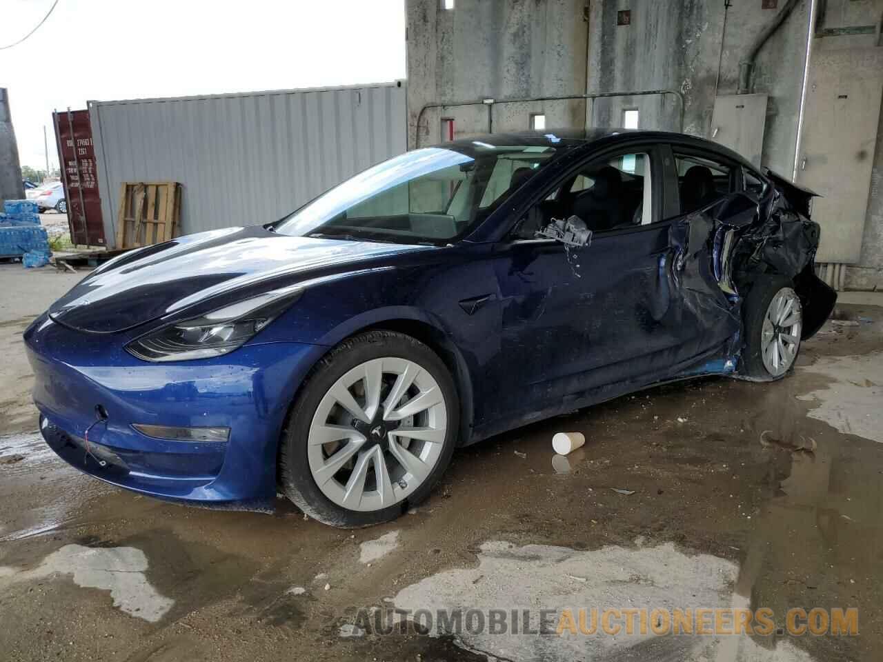 5YJ3E1EA2NF371921 TESLA MODEL 3 2022