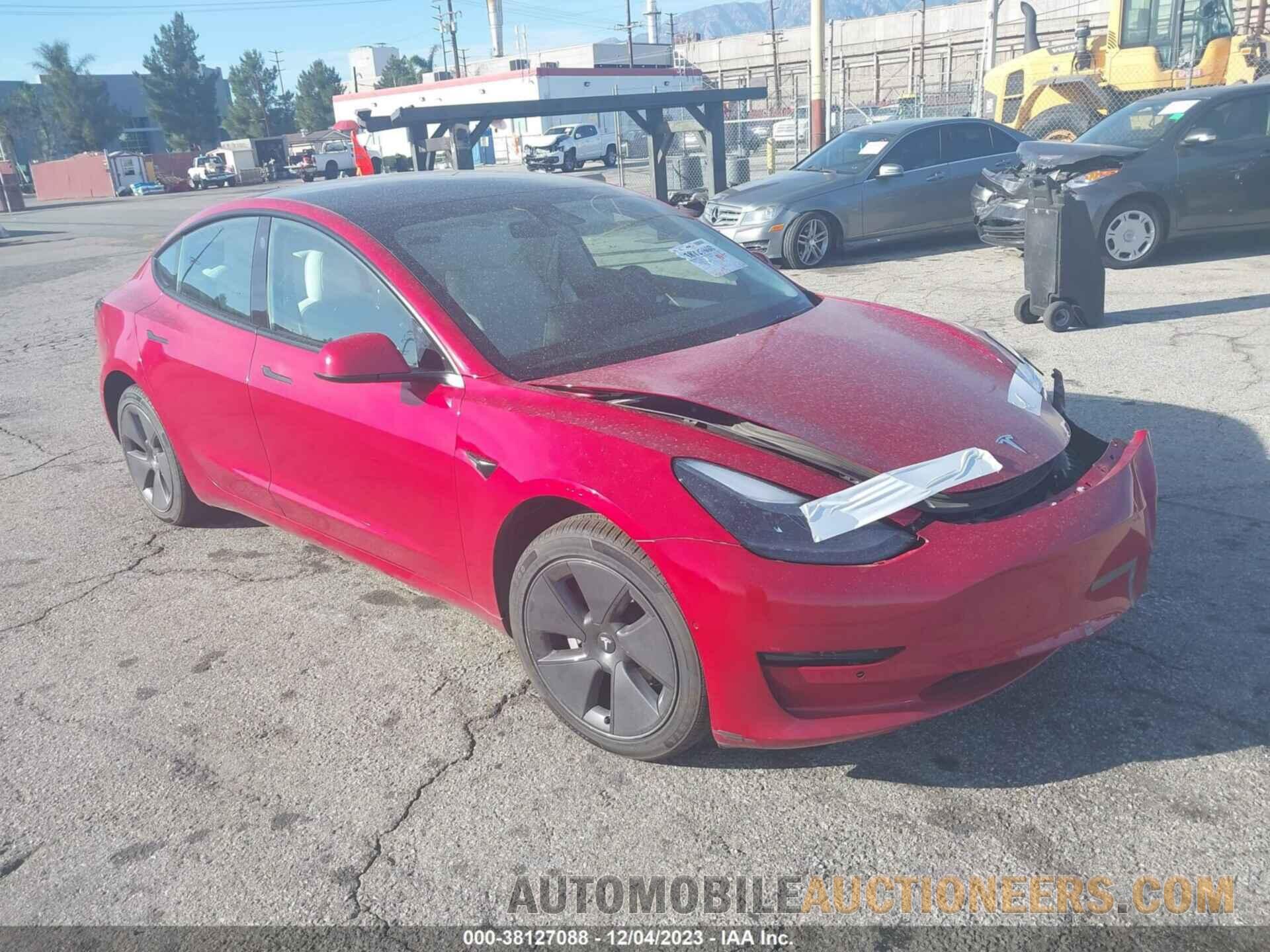 5YJ3E1EA2NF374947 TESLA MODEL 3 2022