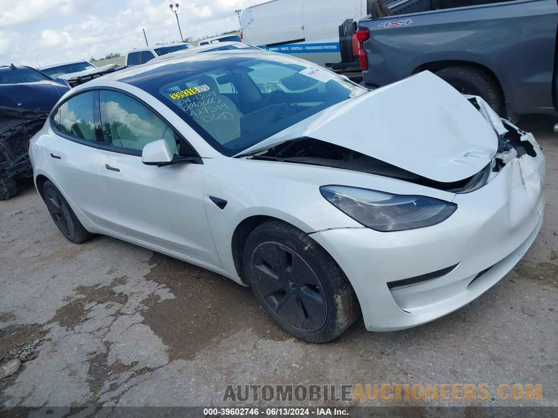 5YJ3E1EA2PF427519 TESLA MODEL 3 2023