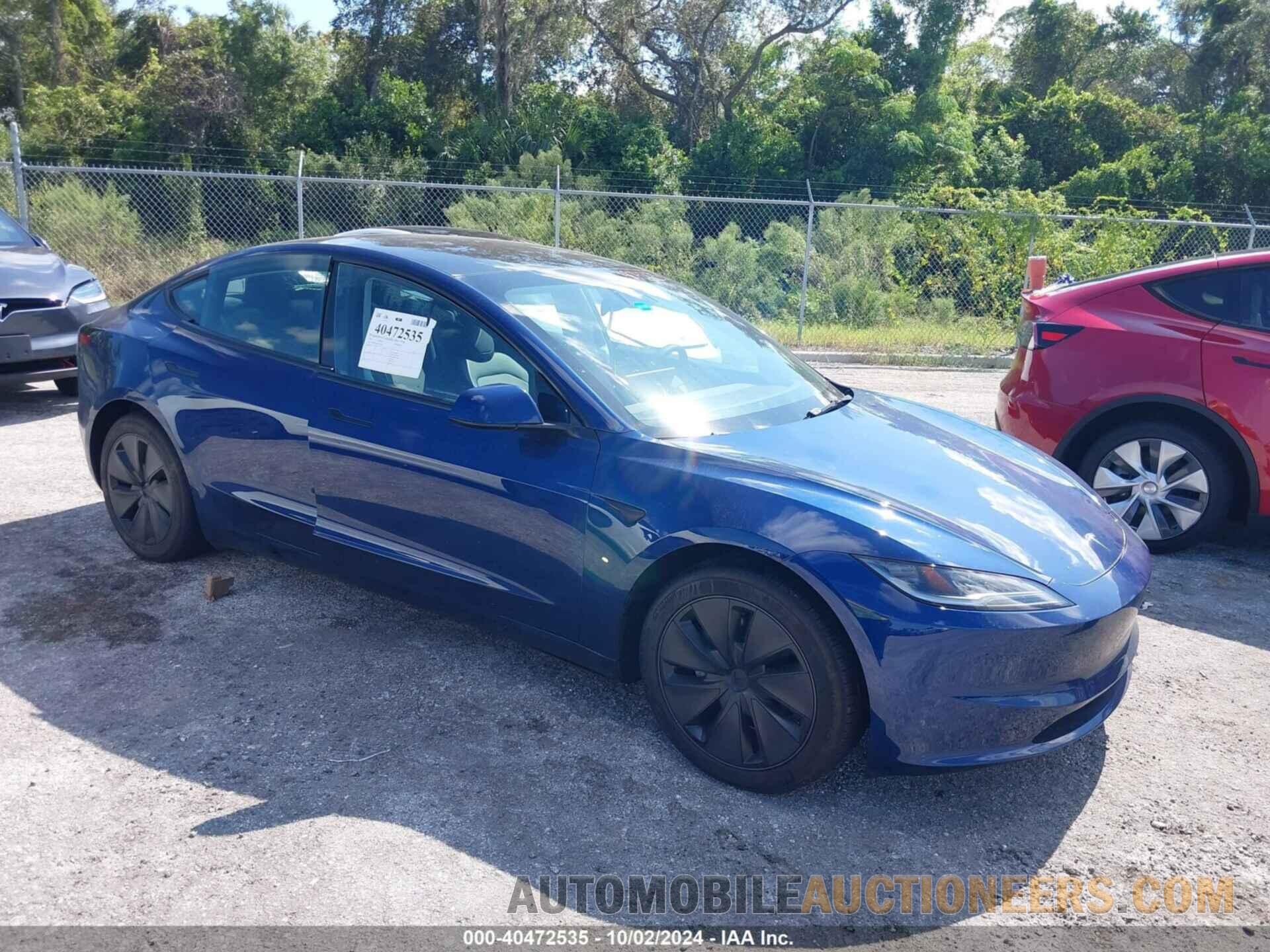 5YJ3E1EA2RF755459 TESLA MODEL 3 2024