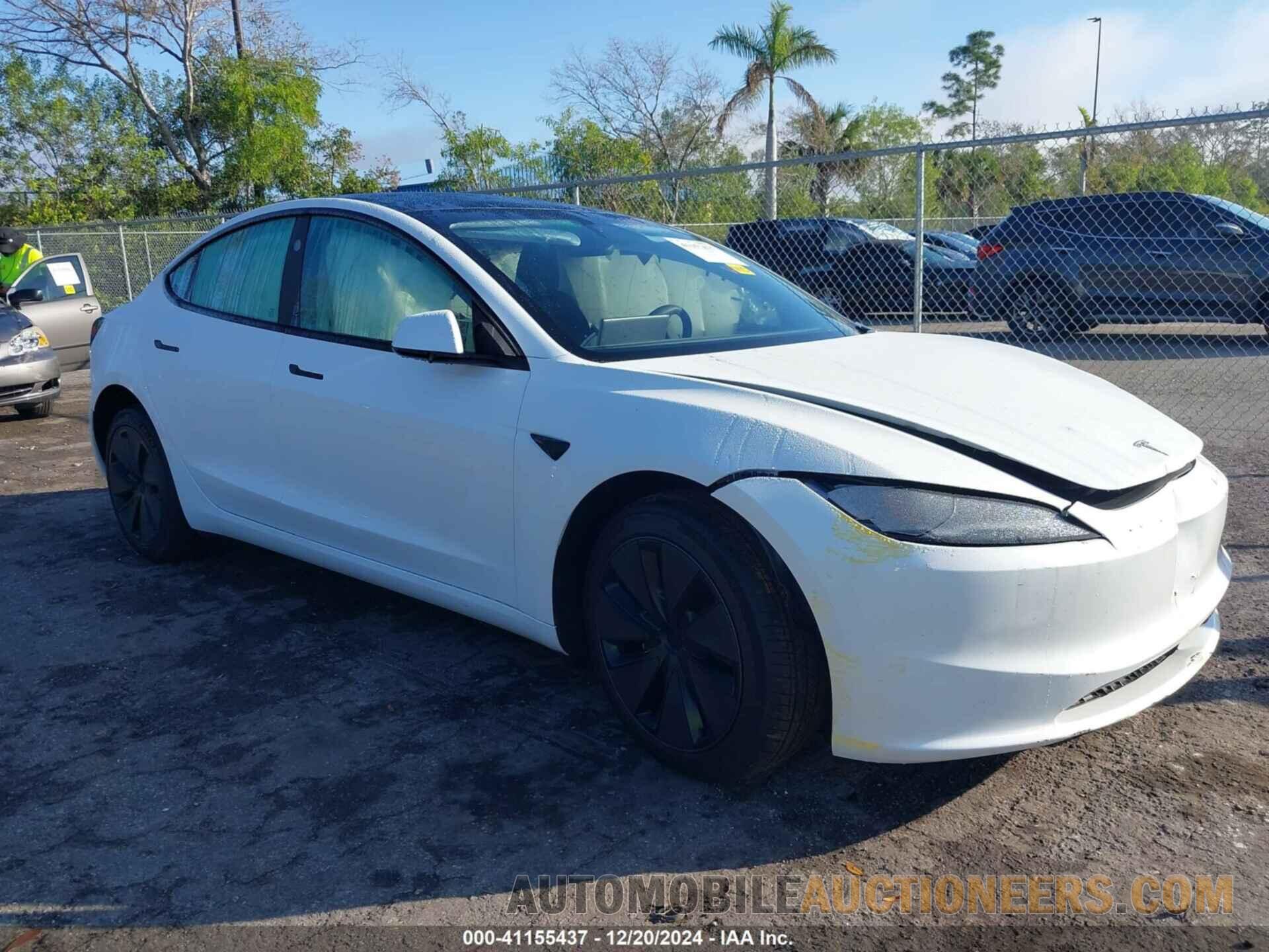 5YJ3E1EA2SF888390 TESLA MODEL 3 2025