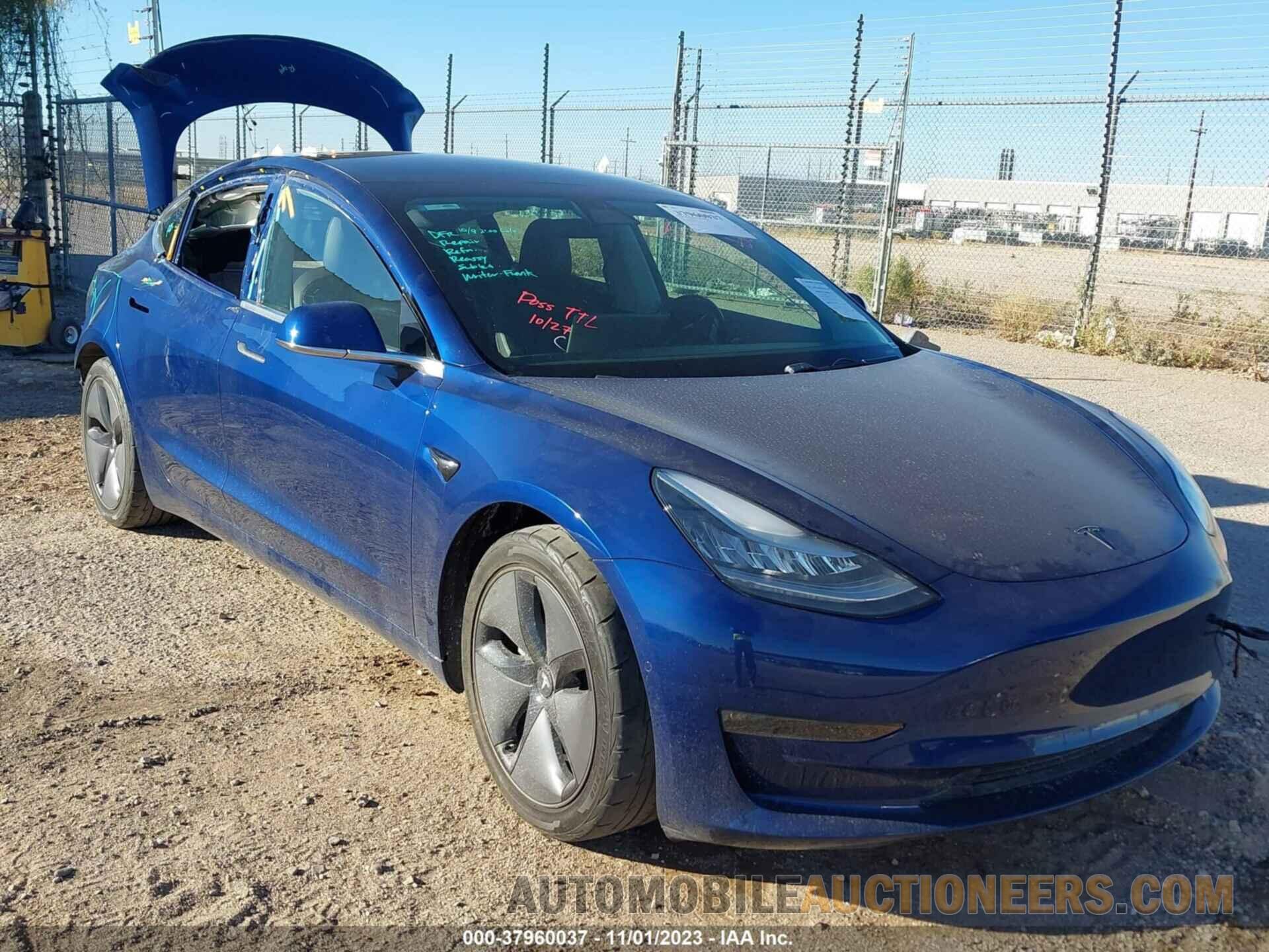 5YJ3E1EA3KF309357 TESLA MODEL 3 2019