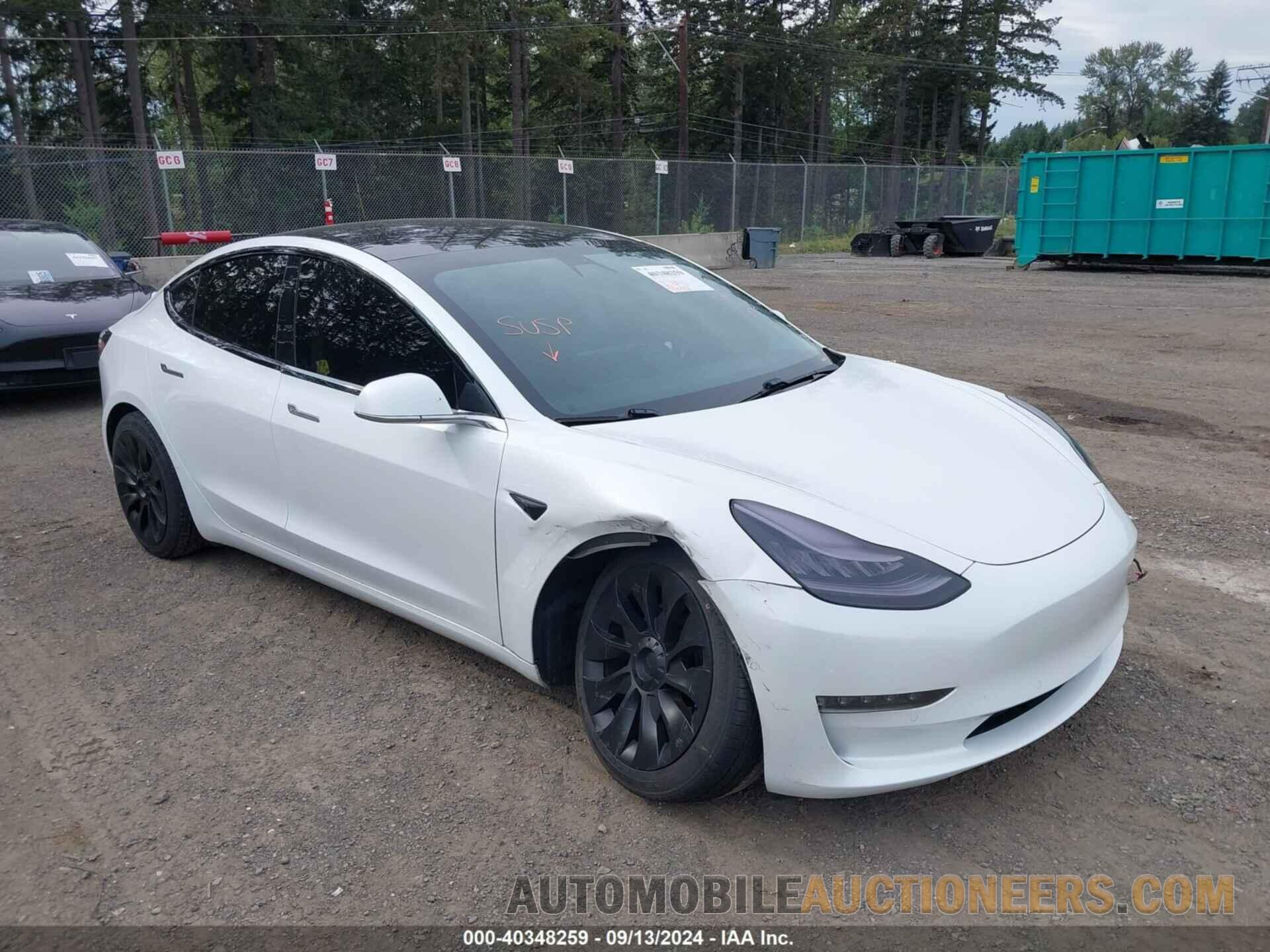 5YJ3E1EA3LF612446 TESLA MODEL 3 2020