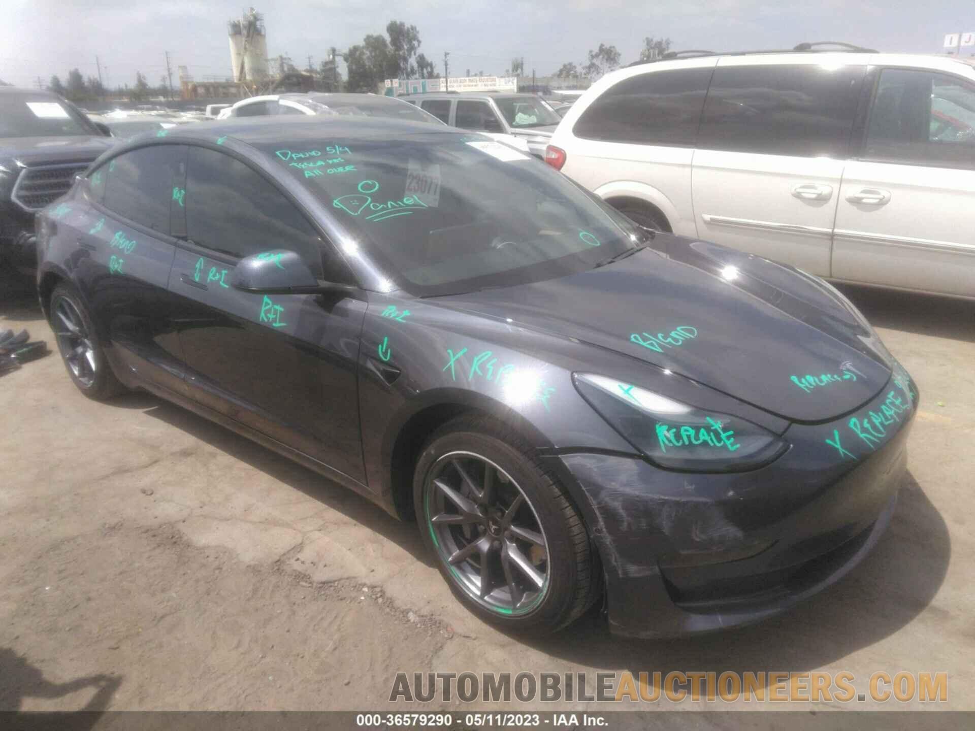 5YJ3E1EA3MF026864 TESLA MODEL 3 2021