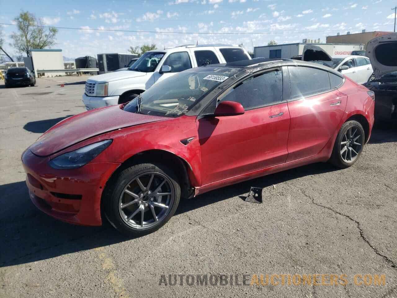 5YJ3E1EA3MF029411 TESLA MODEL 3 2021