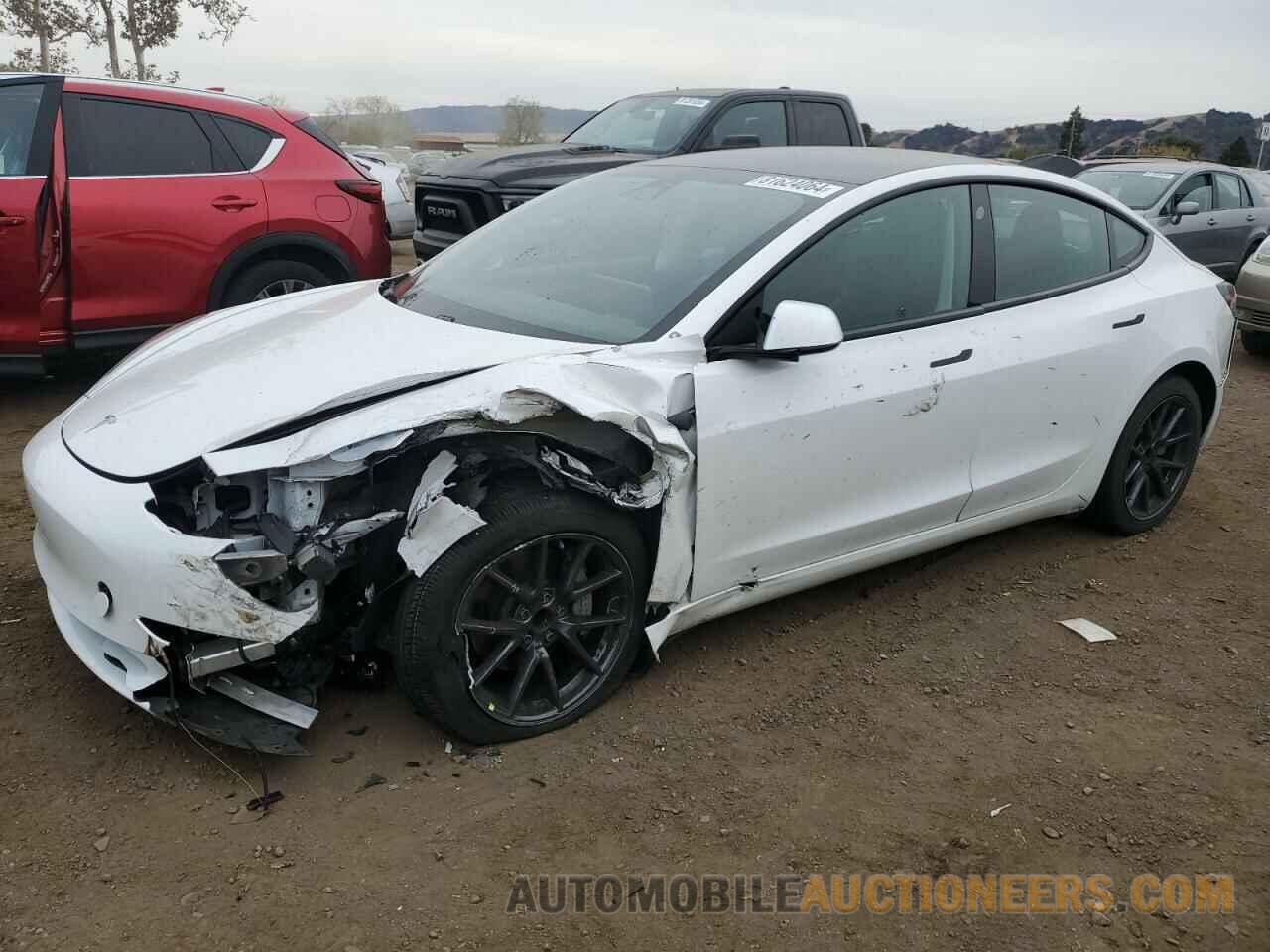 5YJ3E1EA3MF030252 TESLA MODEL 3 2021