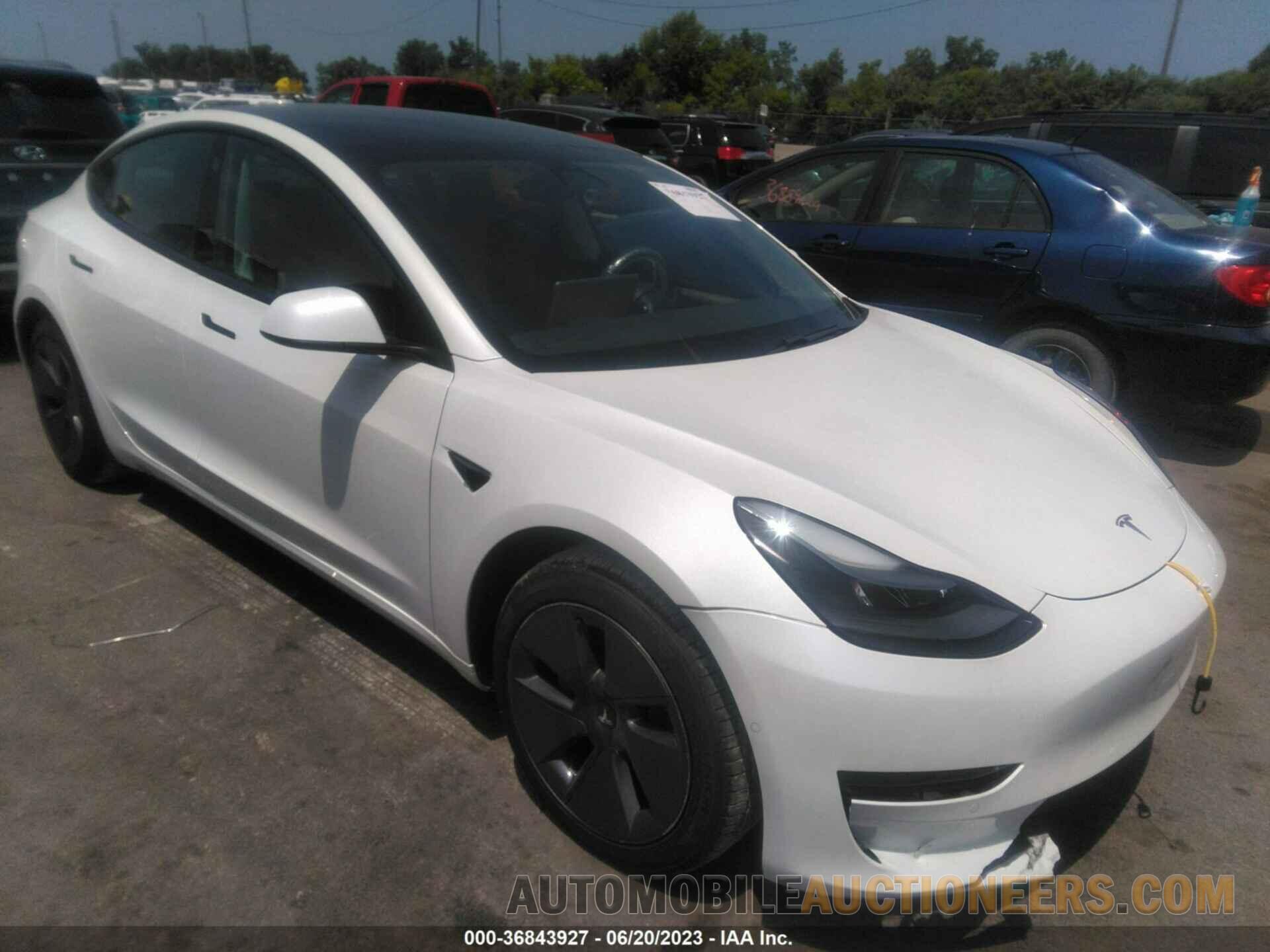 5YJ3E1EA3MF043356 TESLA MODEL 3 2021